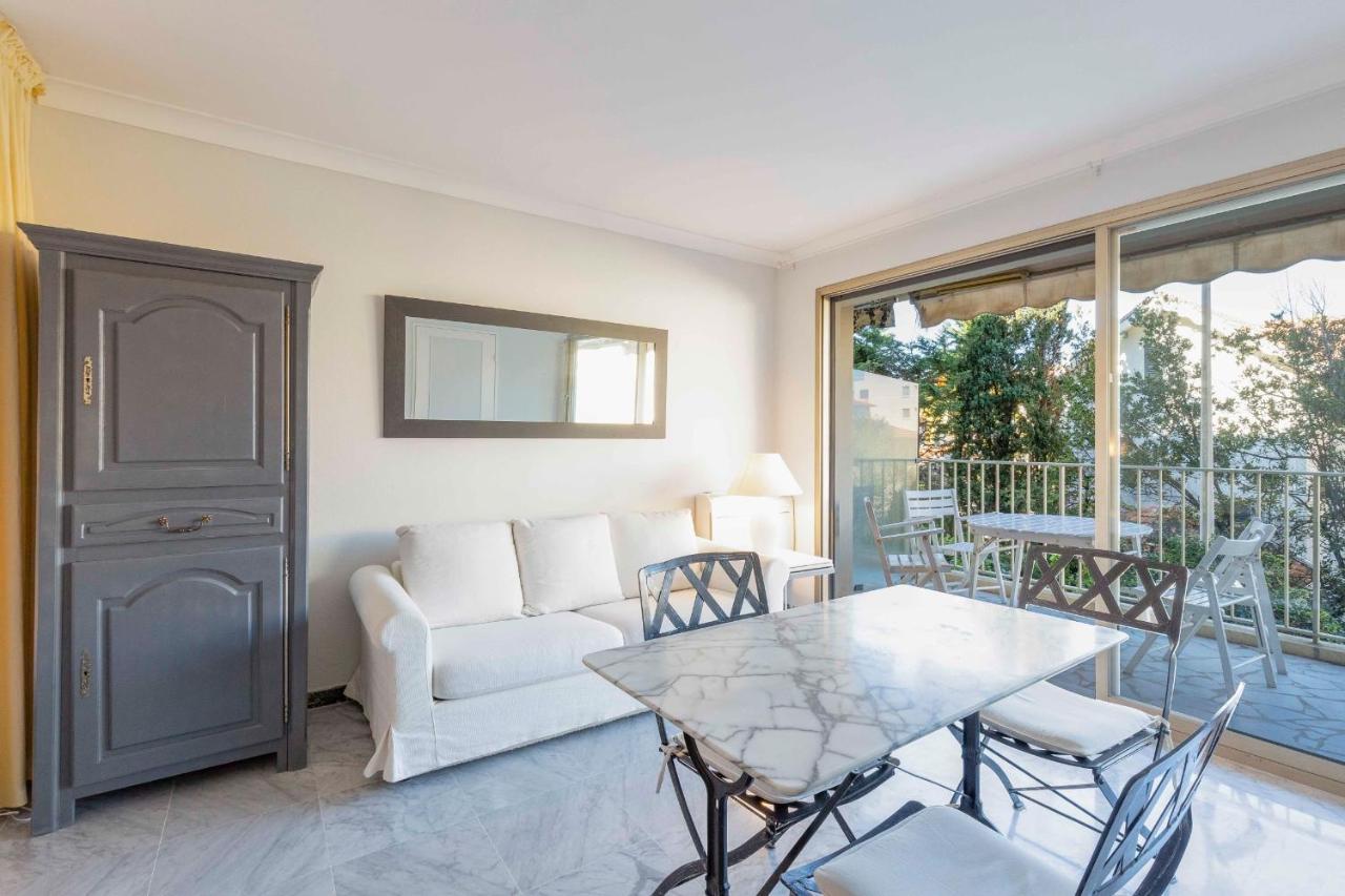 Chez J-P - 100M Beach 2-4Pers Terrace Sea View Pool Garage Antibes Dış mekan fotoğraf