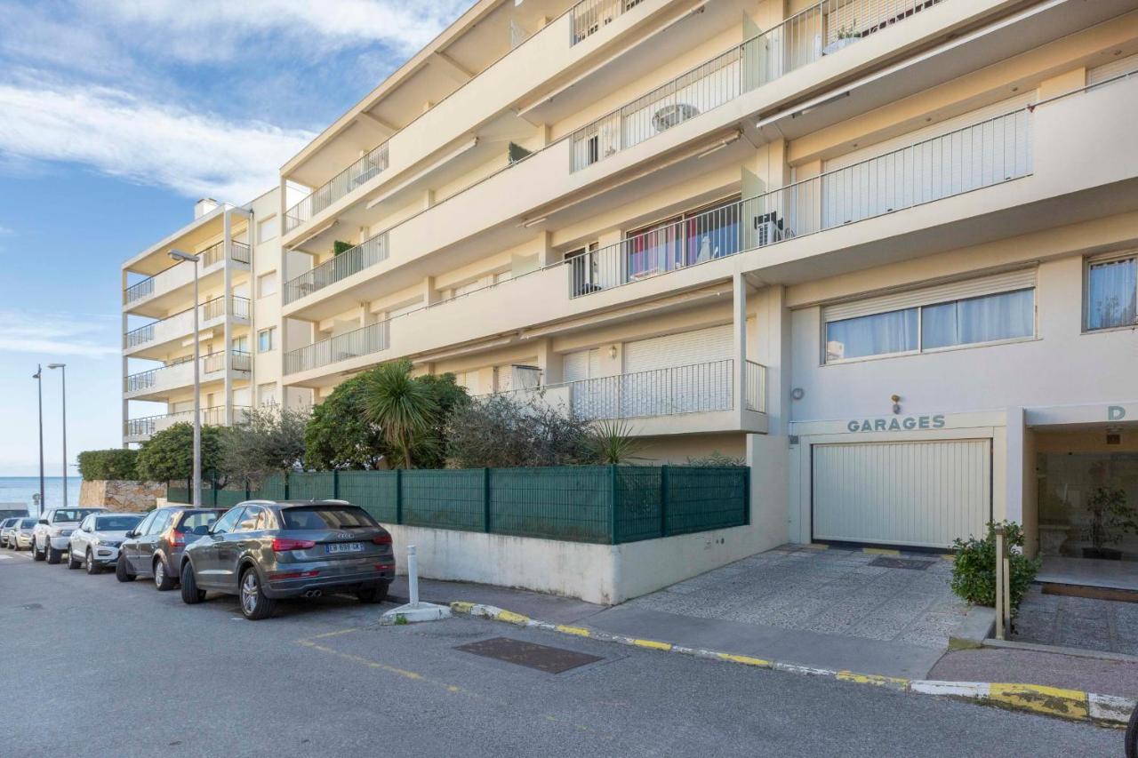 Chez J-P - 100M Beach 2-4Pers Terrace Sea View Pool Garage Antibes Dış mekan fotoğraf