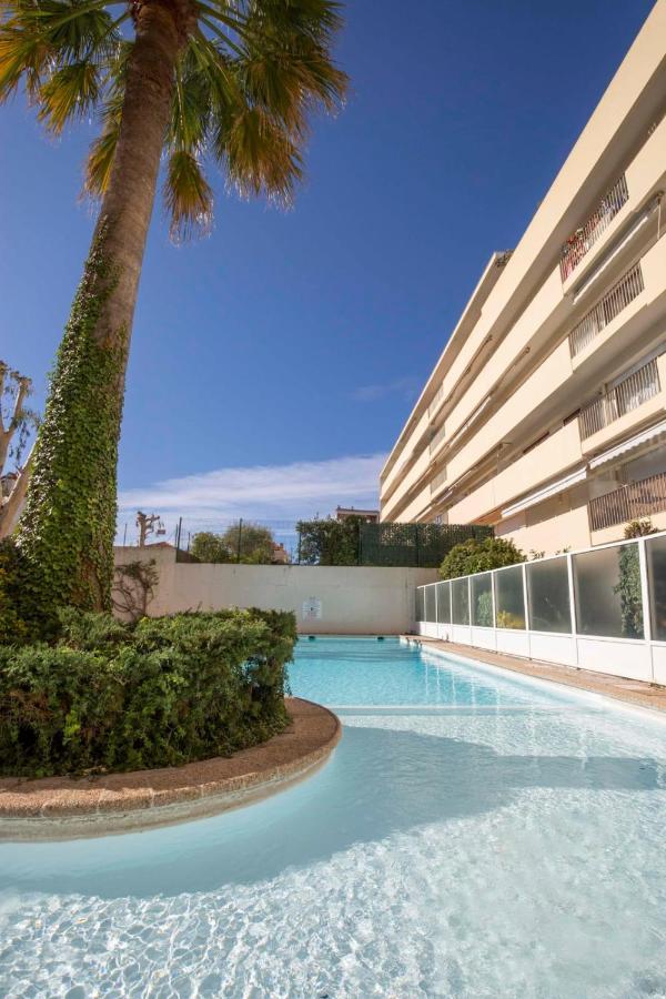 Chez J-P - 100M Beach 2-4Pers Terrace Sea View Pool Garage Antibes Dış mekan fotoğraf